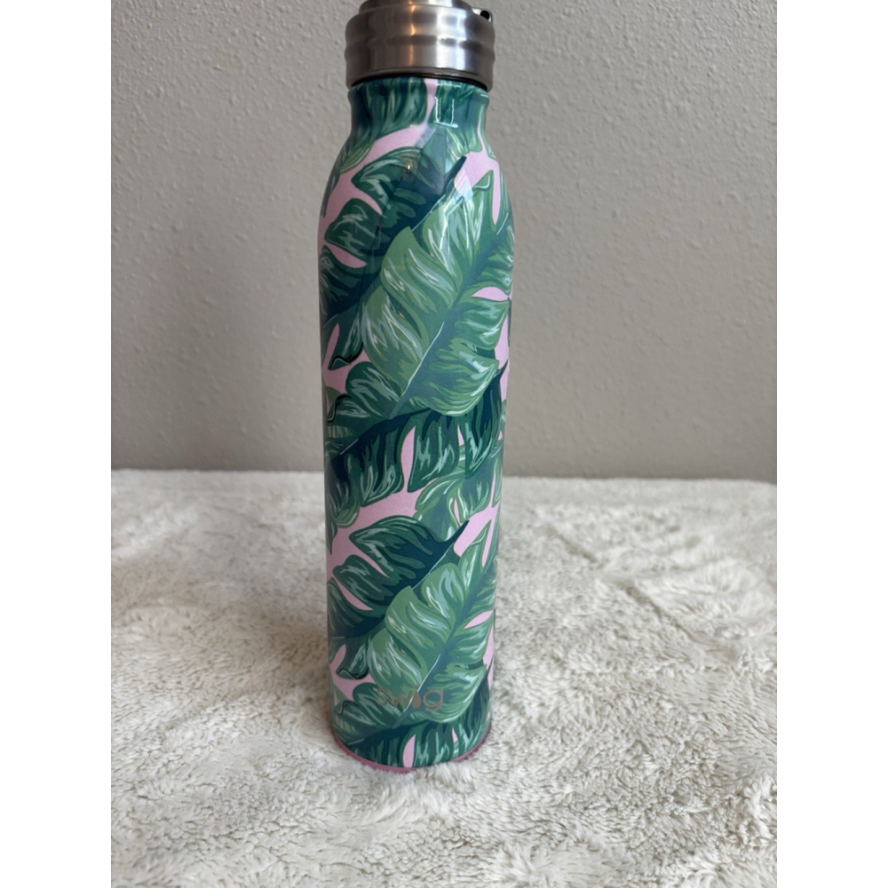 EUC Swig Life 20oz Palm Springs Triple Insulated Stainless Steel Water Bottle